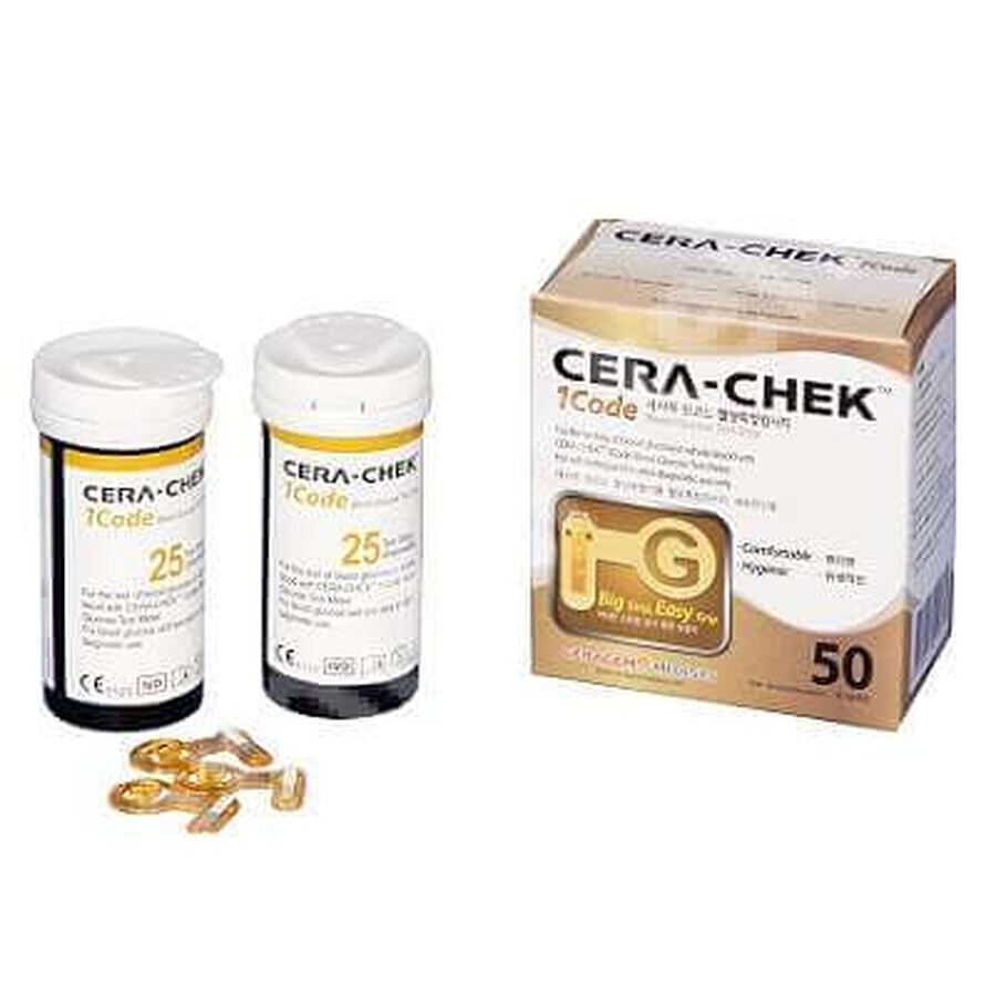 Cera Chek Blutzuckertests, 50 Stück, Etalon Medical