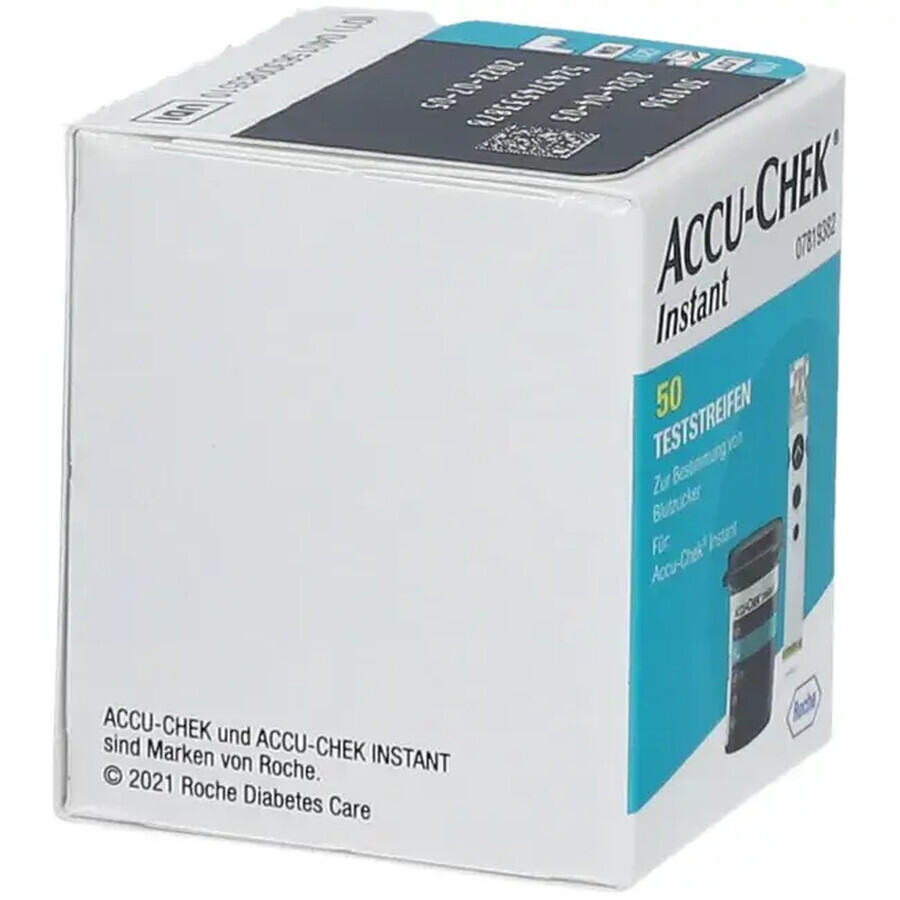 Accu-Chek Instant blood glucose meter tests, 50 pieces, Roche