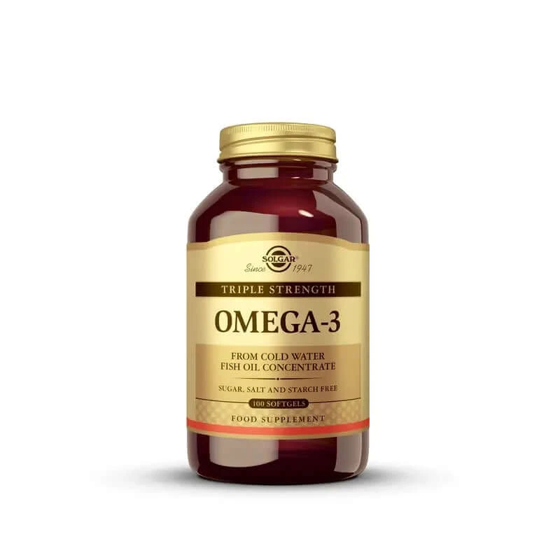 Solgar Omega-3 Dreifach-Konzentration, 100 Kapseln