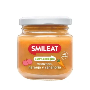 Smileat Mela, arancia e carota 130 gr.