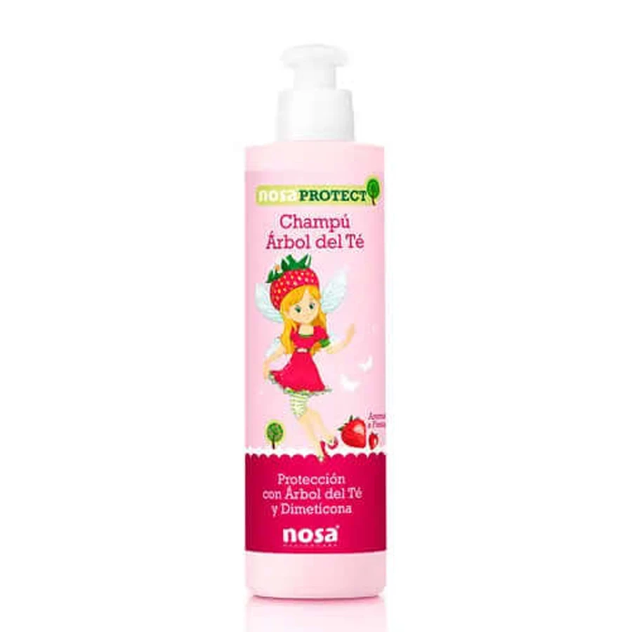 Shampooing à l'huile d'arbre à thé de Nosa Natural (Rose)