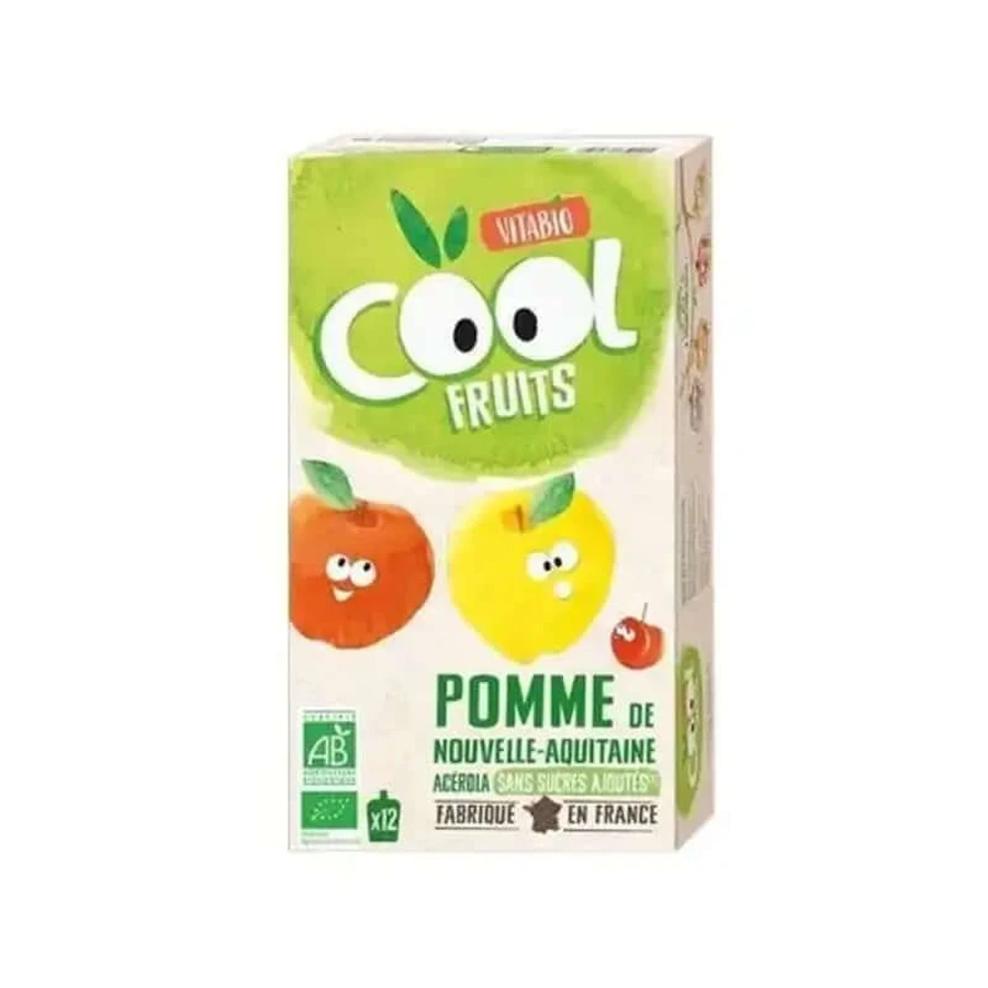 Vitabio Cool Fruits Apple 90 Gr, 12 unități