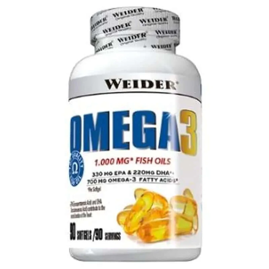 Weider Weider Omega 3 90gels souples