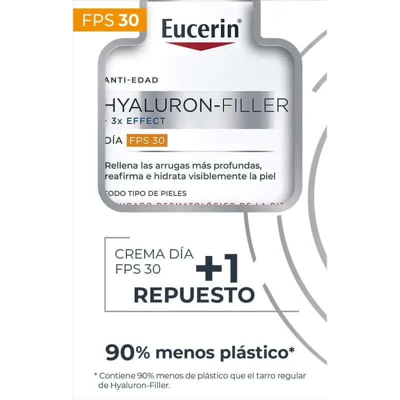 Eucerin Anti-Aging Pack Hyaluron Filler Day Fps30, 50 ml + Nachfüllpack, 50 ml