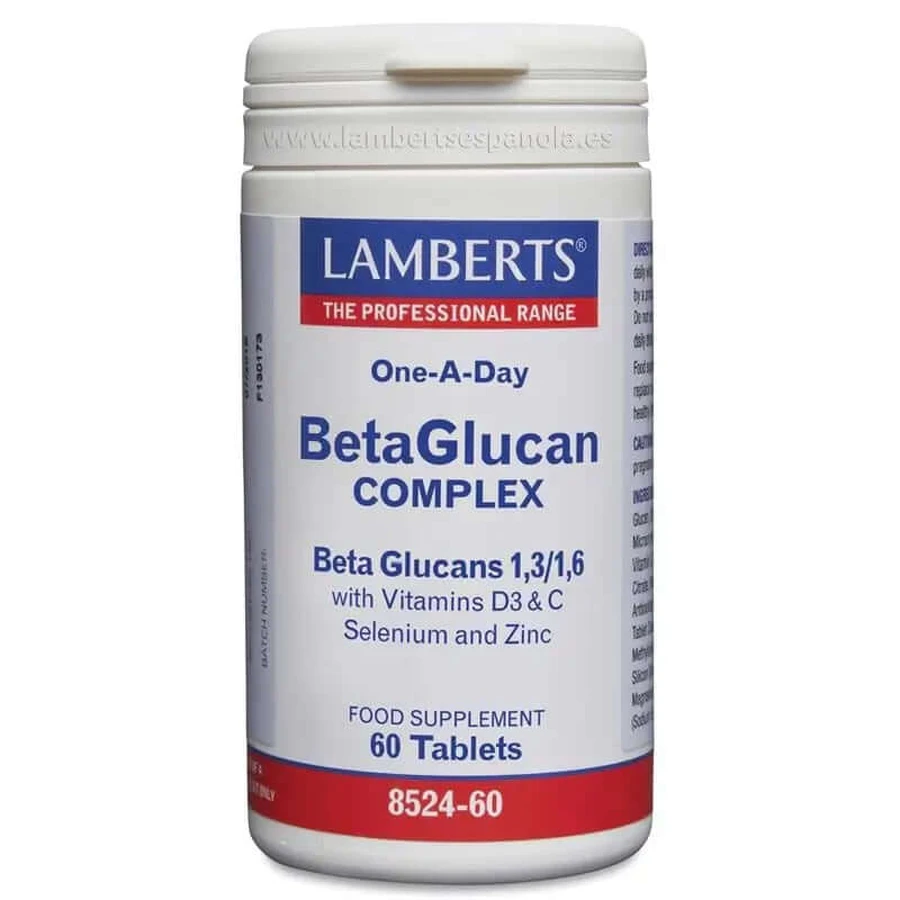 Lamberts Beta Glucan Complex, 60 comprimate