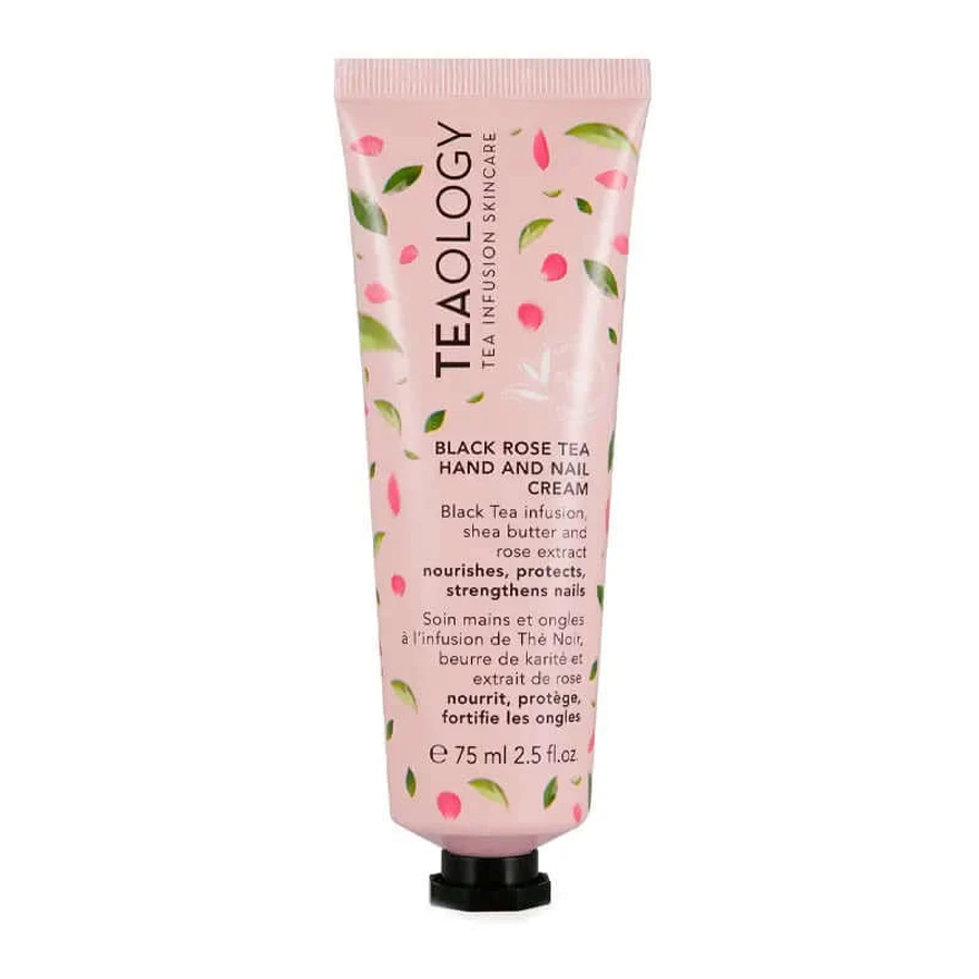 Teaology Zwarte Rozen Thee Hand- en Nagelcrème, 75 ml