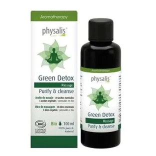 Physalis Green Detox Purifică și Curăță Ulei de Masaj 100Ml