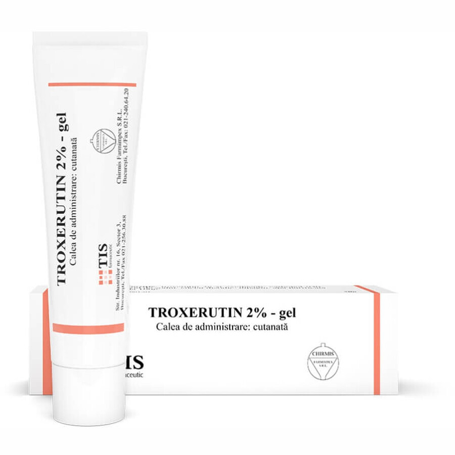 Troxerutin gel 2%, 50 g, Tis Farmaceutic