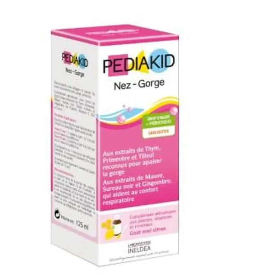 Ineldea Pediakid Sirop Nez-Gorge 125ml