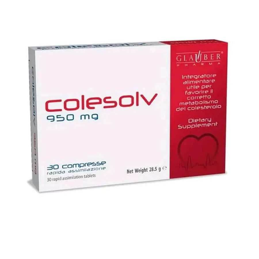 Glauber Gl Colesolv, 30 comprimate