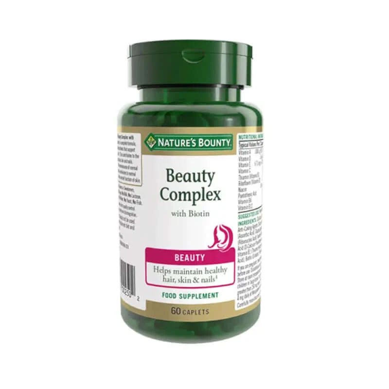 Nature's Bounty Beauty Complex mit Biotin - 60 Tabletten