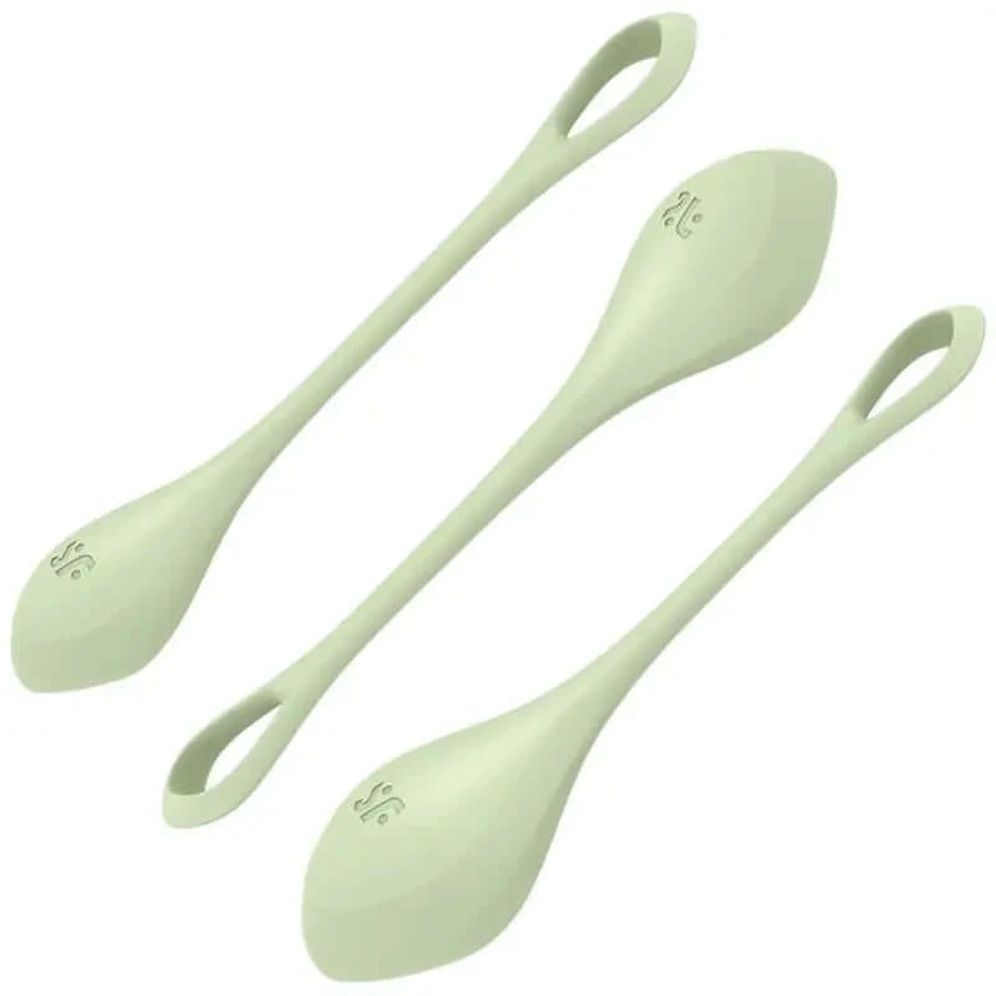 Satisfyer Balls Kit de antrenament Yoni Power 2 Verde