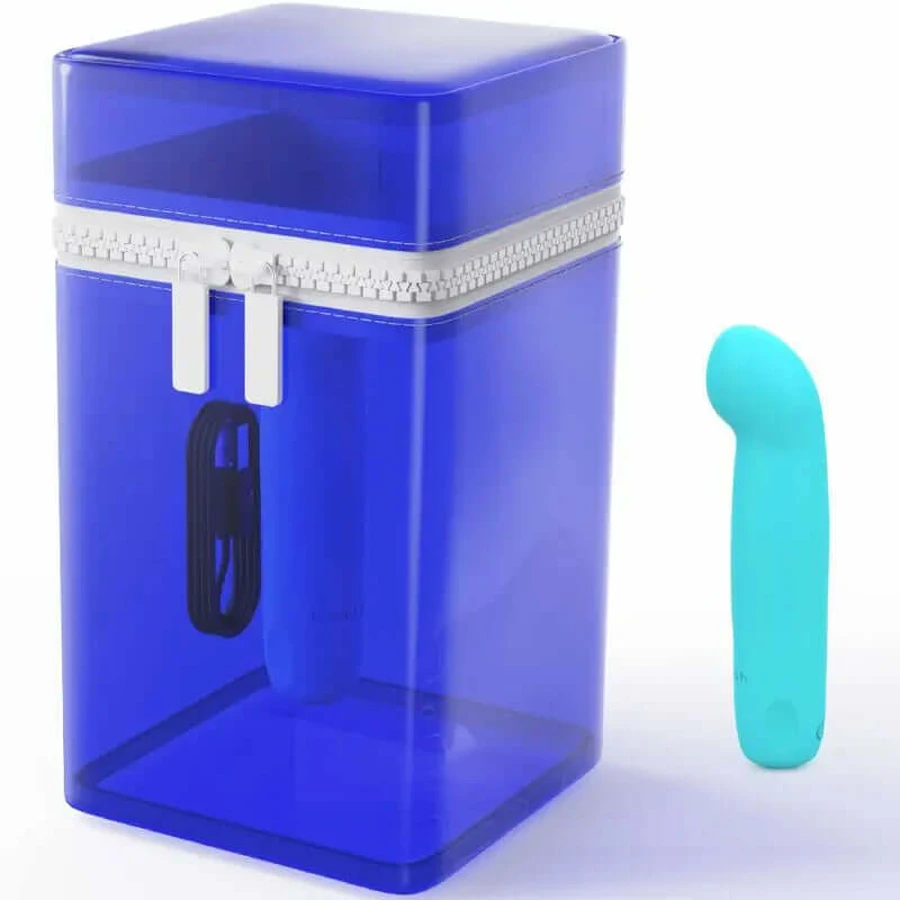 B Swish Bcute Curve Infinite Classic Ediție limitată Vibrator reîncărcabil Silicone Albastru