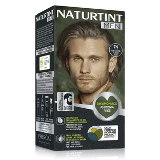Naturtint Permanent Haar & Baard Kleur voor Mannen 7N - Hazelnoot Blond