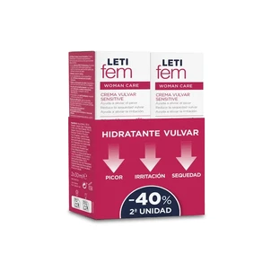 Letifem Sensitive Ltf is Duplo Sensitive Cream 40% 2e Eenheid