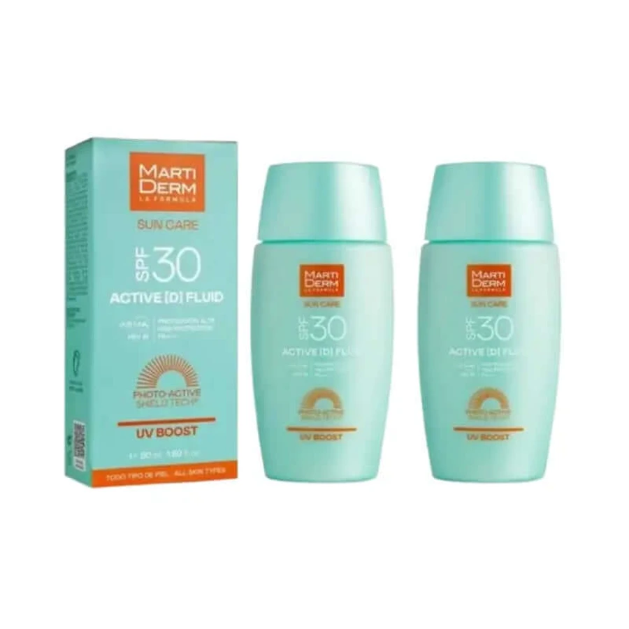 Martiderm Sun Care Spf30 Active [D] Fluid, 2X50 Ml