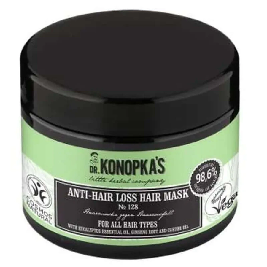 Mască anti-pierdere a părului Dr. Konopka's pentru toate tipurile de păr 300Ml