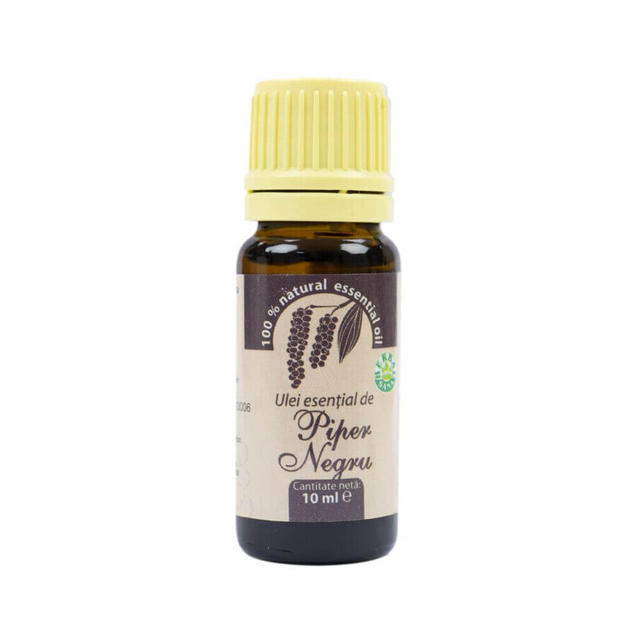 Ulei esential de Piper Negru, 10 ml, Herbavit