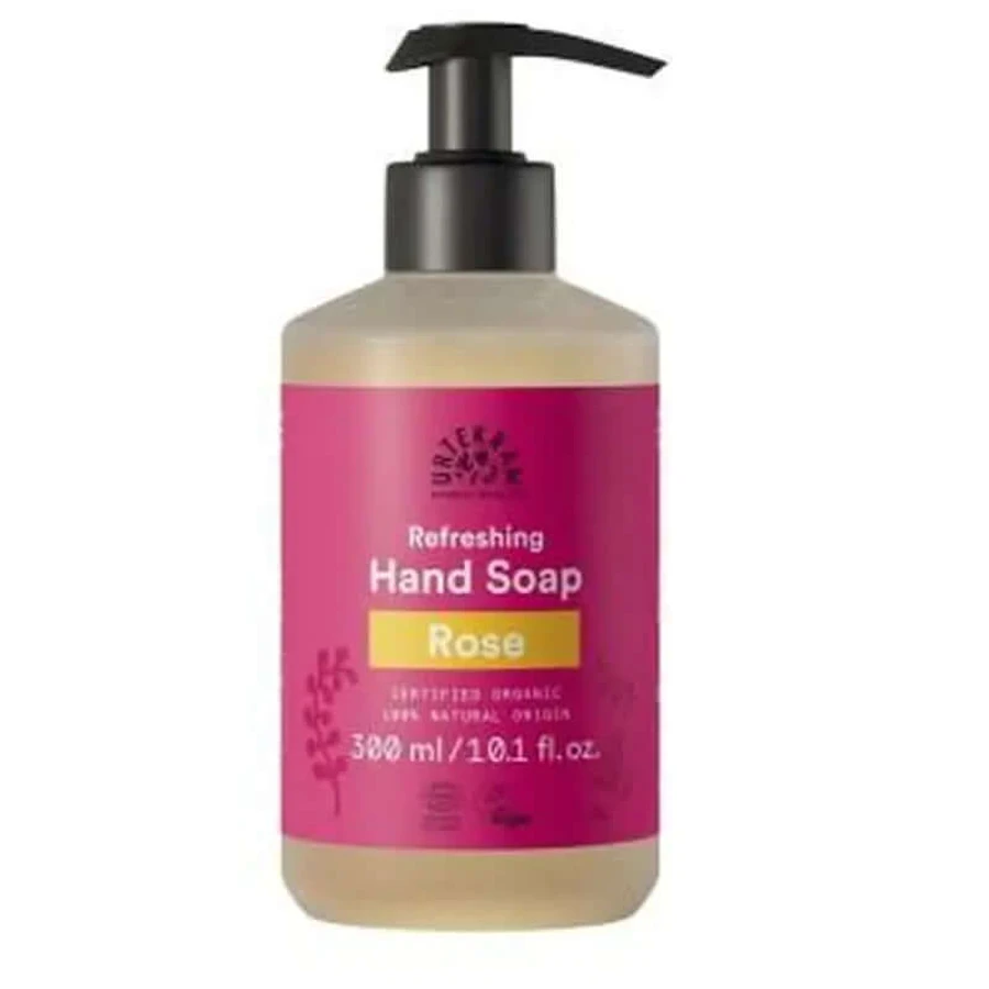 Urtekram Rozenbottel Handzeep 300ml. Eco Veganistisch