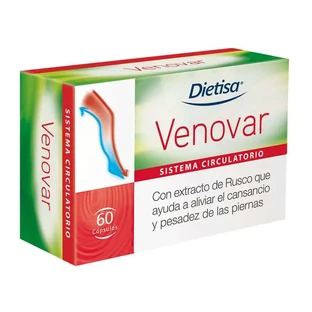 Dietisa Venovar, 60 Cápsulas