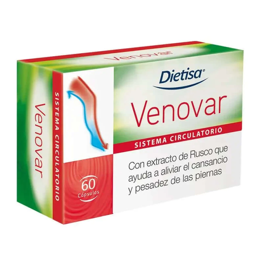 Dietisa Venovar, 60 Cápsulas