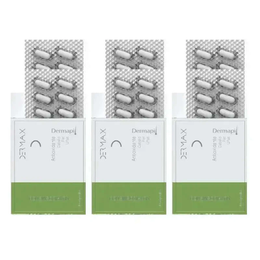 Dermax Dermapil Haar, Huid & Nagels, Pak 3 x 30 capsules