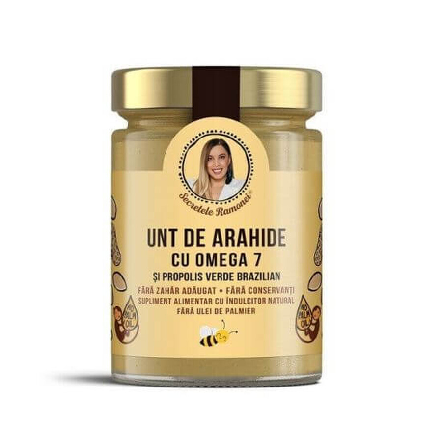 Erdnussbutter mit Omega 7, brasilianische grüne Proplois, Ramona's Secrets, 350g, Remedia