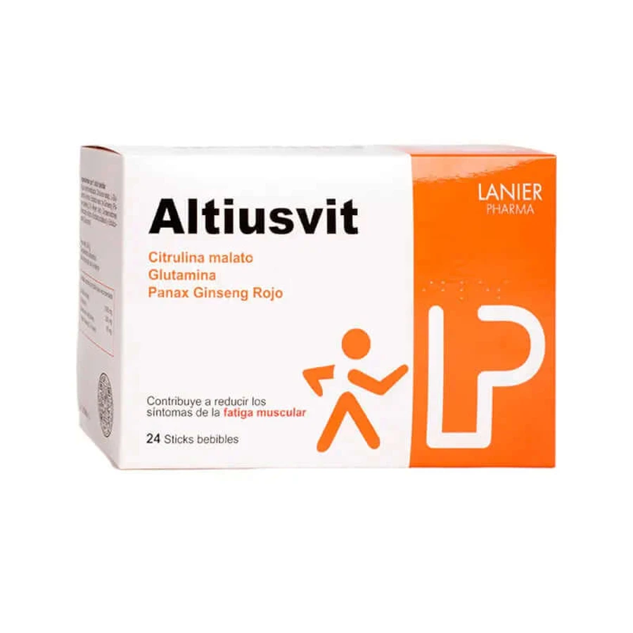 Lanier Pharma Altiusvit Complément alimentaire, 24 sticks buvables
