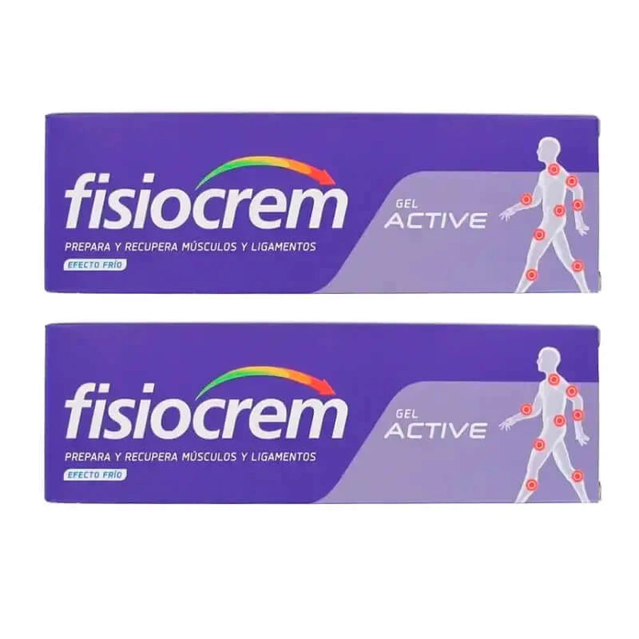 Fisiocrem Active Gel, Confezione 2 x 60 ml