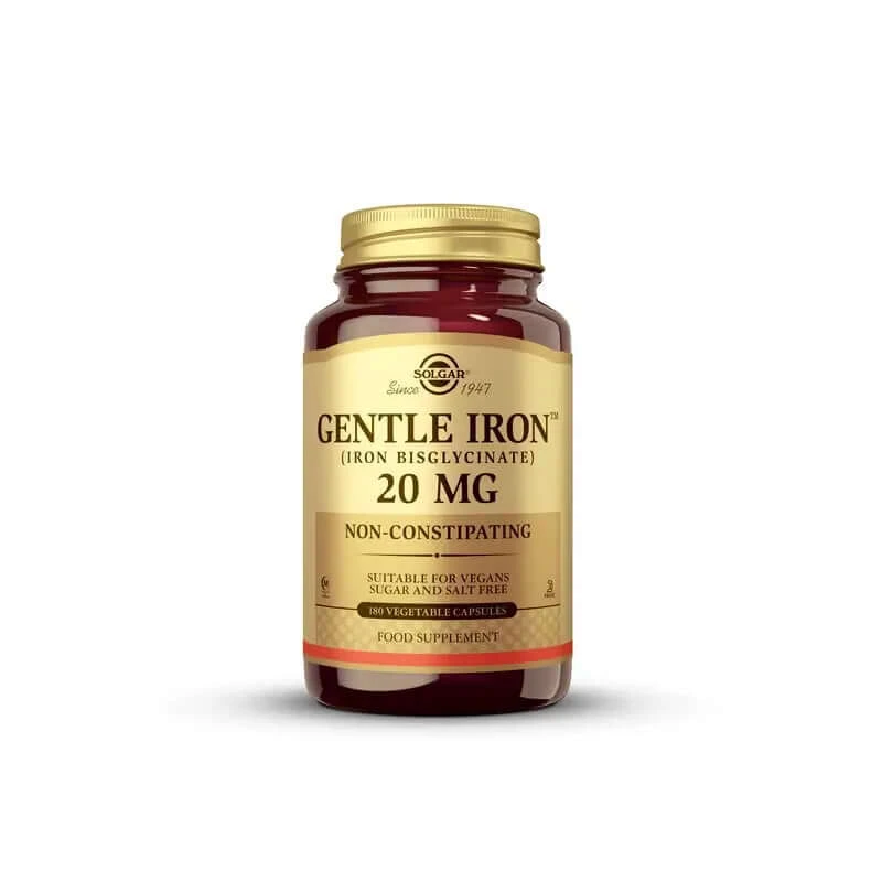 Solgar Eisen Sanft 20mg, 180 Kapseln