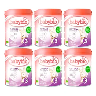 Babybio Optima 3 Koemelk 12-36 maanden, verpakking 6 x 800 gr.