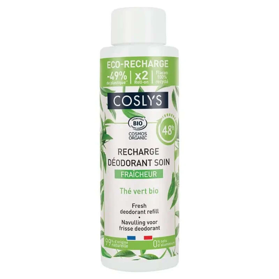 Coslys Freshness Deodorant Refill (Grüner Tee + Aloe Vera), 500 ml