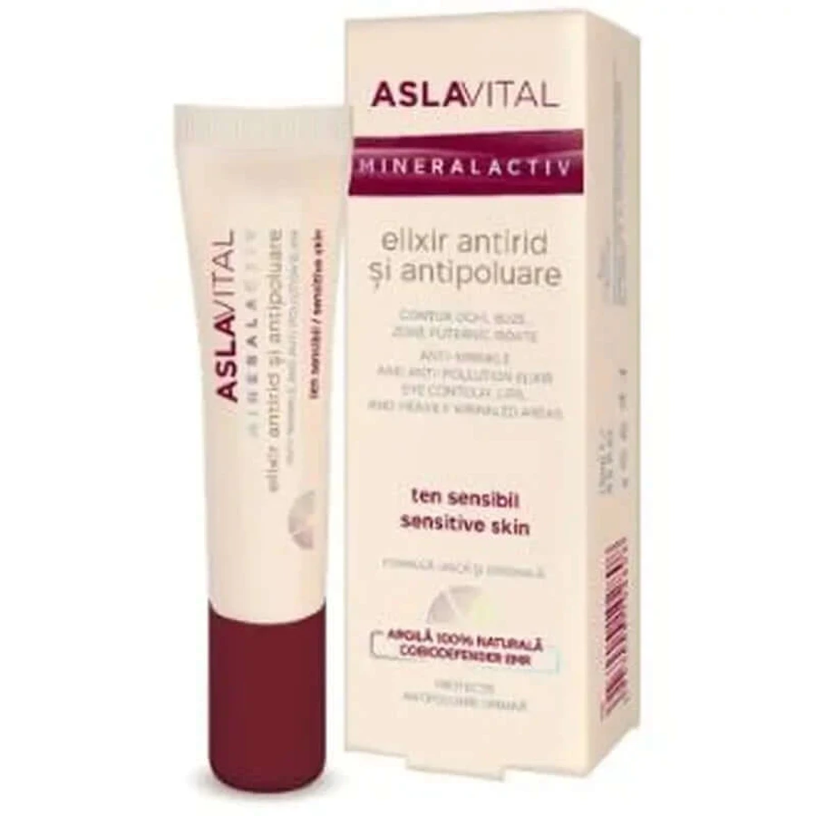 Asla Vital (Dr. Ana Aslan) Elixir anti-rides Contour des yeux et des lèvres 15Ml