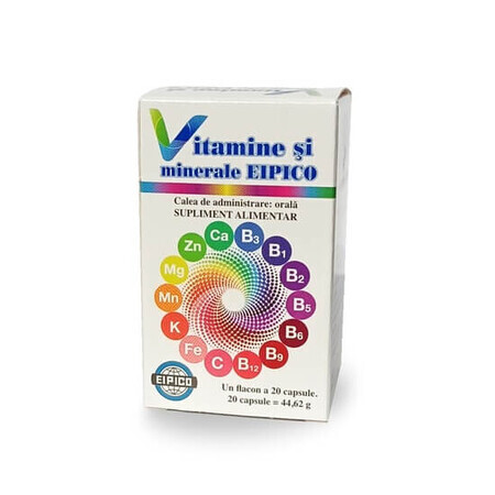 Vitamine und Mineralien Eipico, 20 Kapseln, Eipico Med