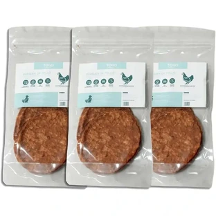 Togo Snack Natural Burger Chicken, pack 3 units