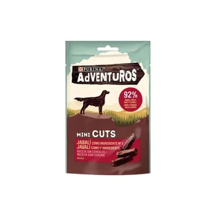 Adventuros Mini Cuts Wildschwein 7X70Gr, Snack für Hunde
