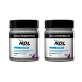 Ndl Pro-Gesundheit Muskelregeneration, Bcaas 2:1:1, Glutamin, Früchte des Waldes Pulver, 2X300 Gr.
