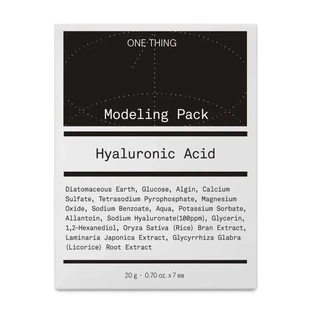One Thing Hyaluronic Acid Modeling Pack, 20 g