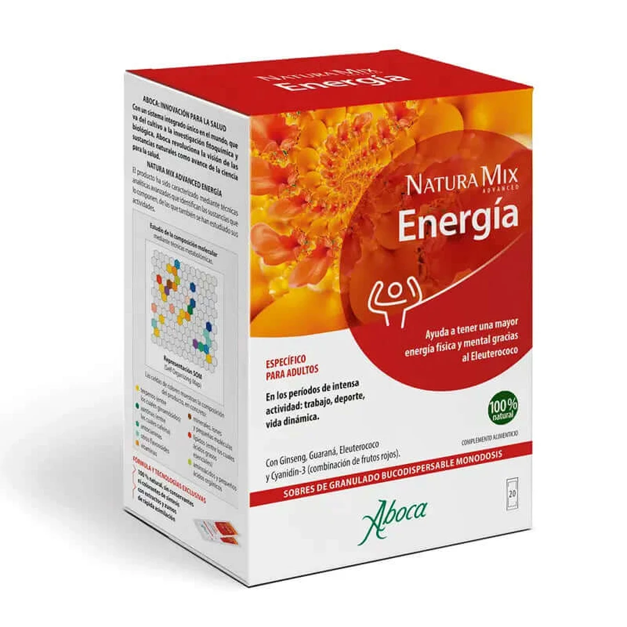 Aboca Natura Mix Advanced Energy - 20 pliculețe Granulate