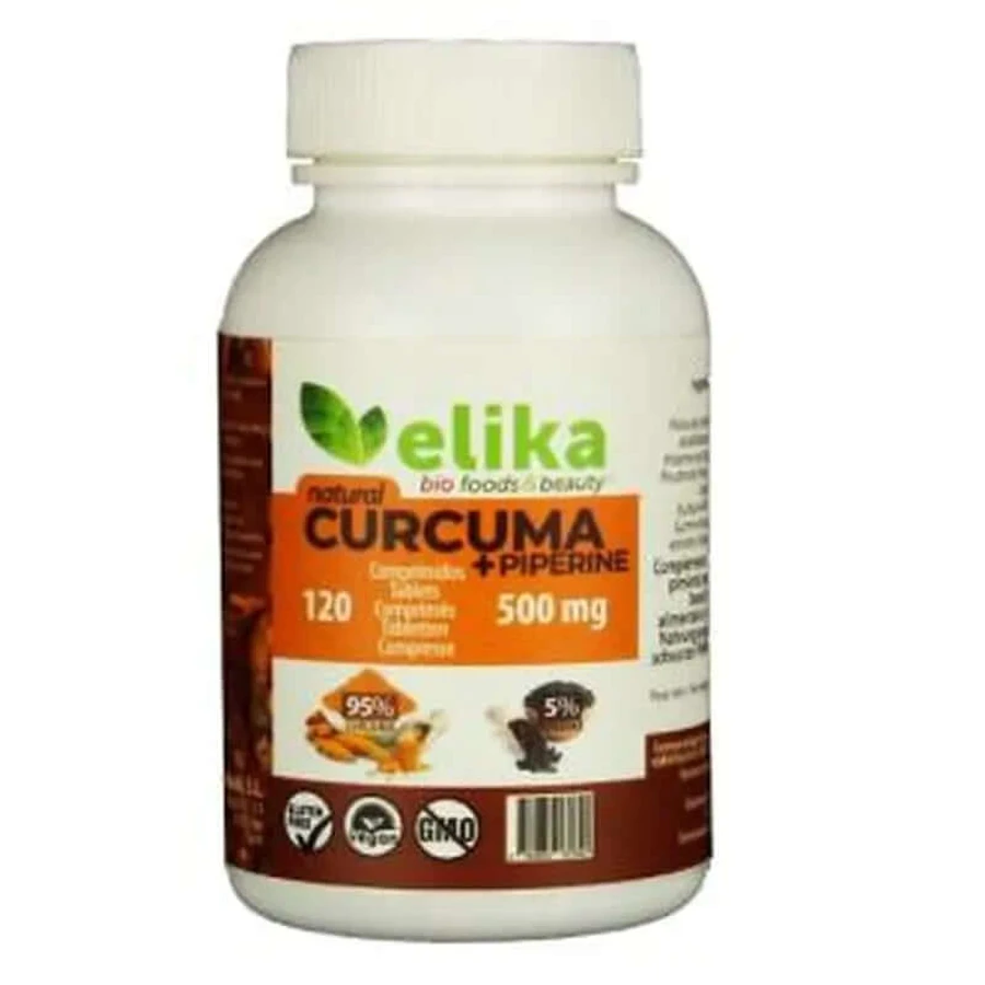 Elikafoods Curcuma + Piperină 120Comp