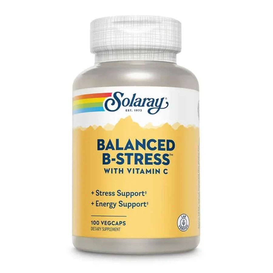 Solaray Nutritionally Balanced B Stress, 100 kapsułek: ceny i cechy