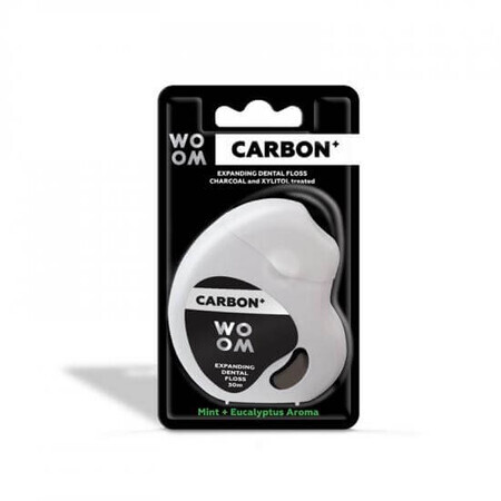 Carbon Plus Dehnbare Zahnseide, 30 m, Woom