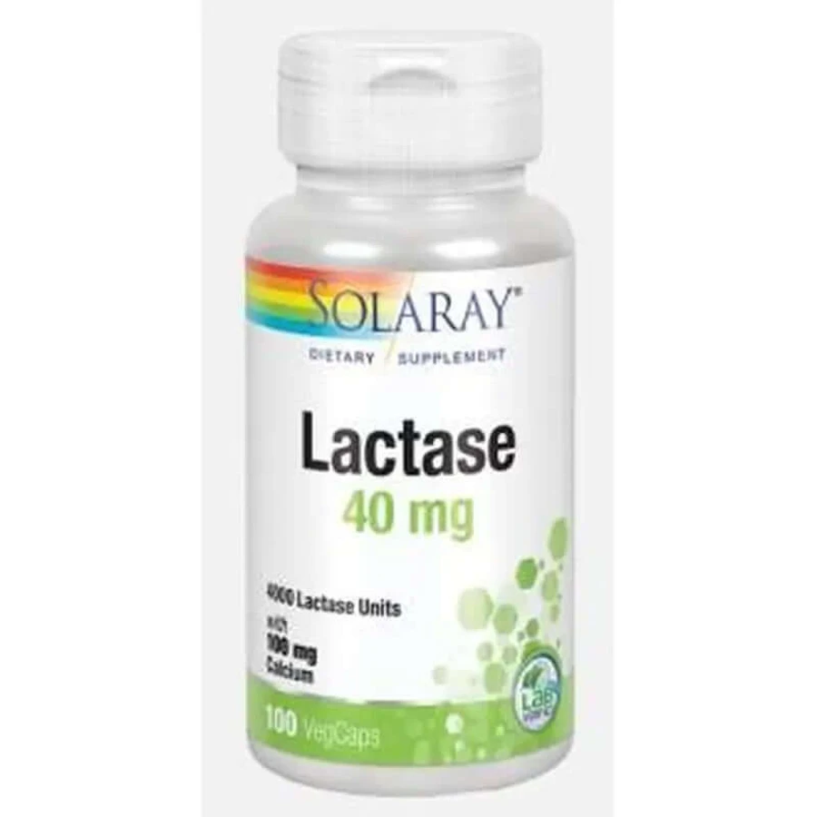 Solaray Laktase 40Mg. 4000Fcc 100 KapselnSveg