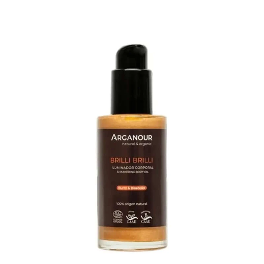 Arganour Body Brilli Brilli - iluminator natural pentru corp, 100 Ml