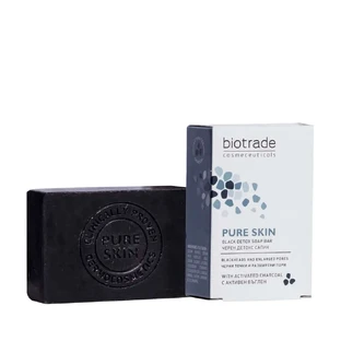 Biotrade Pure Skin Sapone al 100% di carbone attivo 100 g