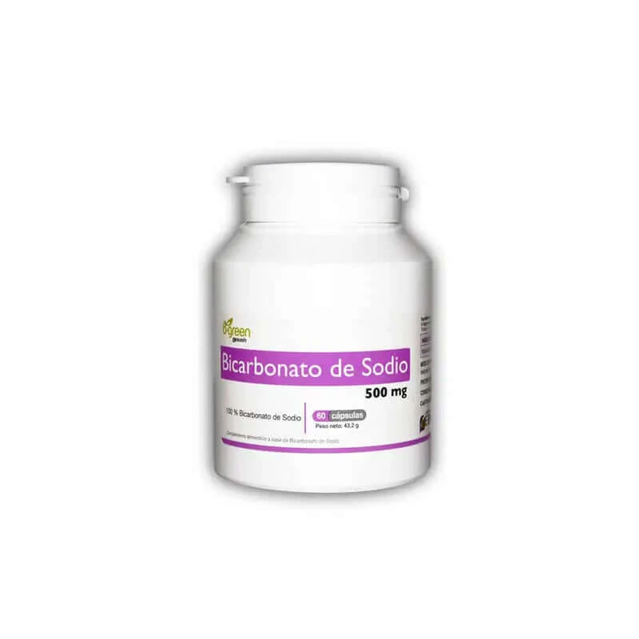B-Green Bicarbonat de sodiu 60 capsule