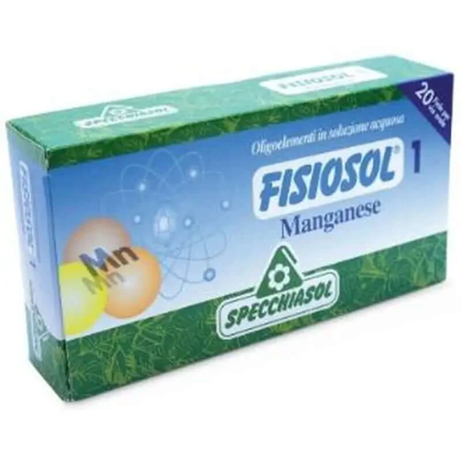 Specchiasol Fisiosol 01 Manganèse 20Amp