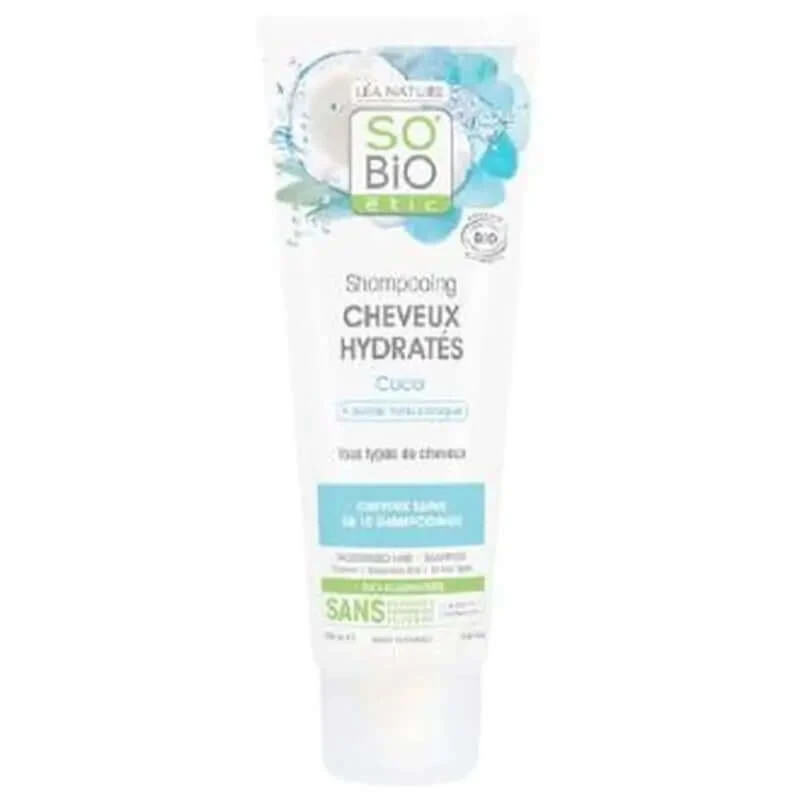 So'Bio Etic Feuchtigkeitsspendendes Shampoo Kokosnuss-Hyaluronsäure 250Ml