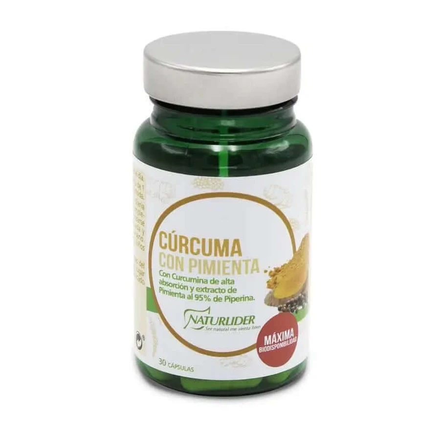 Naturlider Curcuma au Poivre , 30 gélules