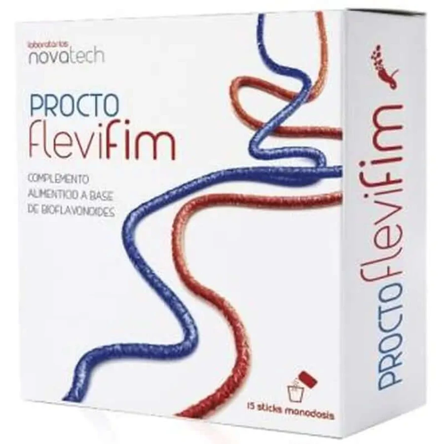Novatech Proctoflevifim 15 bâtonnets